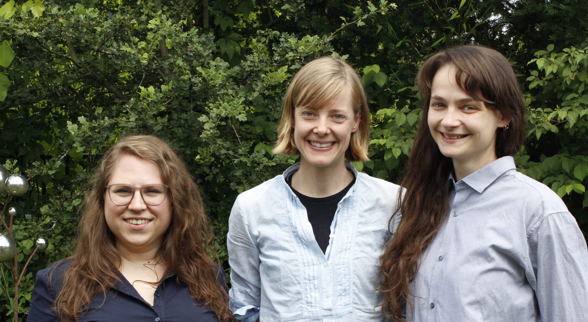 Textilsprecherinnen_2021 Die Sprecherinnen der Fachgruppe Textil(von links): Nadine Schönhütte, Kerstin Heitmann und Vanessa Schmitt