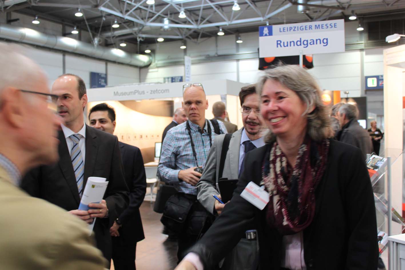 Berufspolitik_VDR_auf_denkmal2014 Der VDR auf der Fachmesse denkmal. Im Bild: Geschäftsführerin Katharina Trifterer. Foto: Patricia Brozio