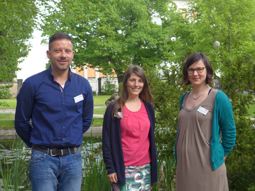 FG-Sprecher_Polychrome_Bildwerke_2015 v.l.nr.: Fachgruppen-Sprecher Tino Simon, Sibylle Wulff und Cornelia Saffarian