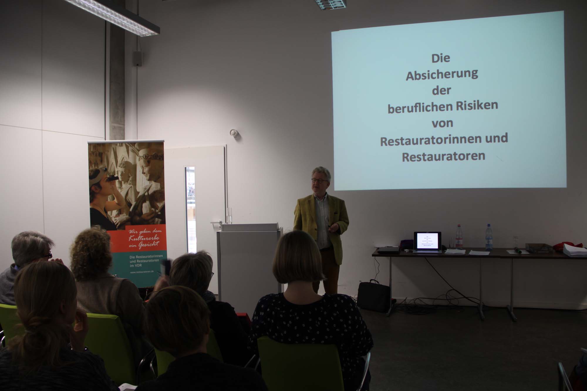 Bernd von Bieler über Absicherung von Restauratoren