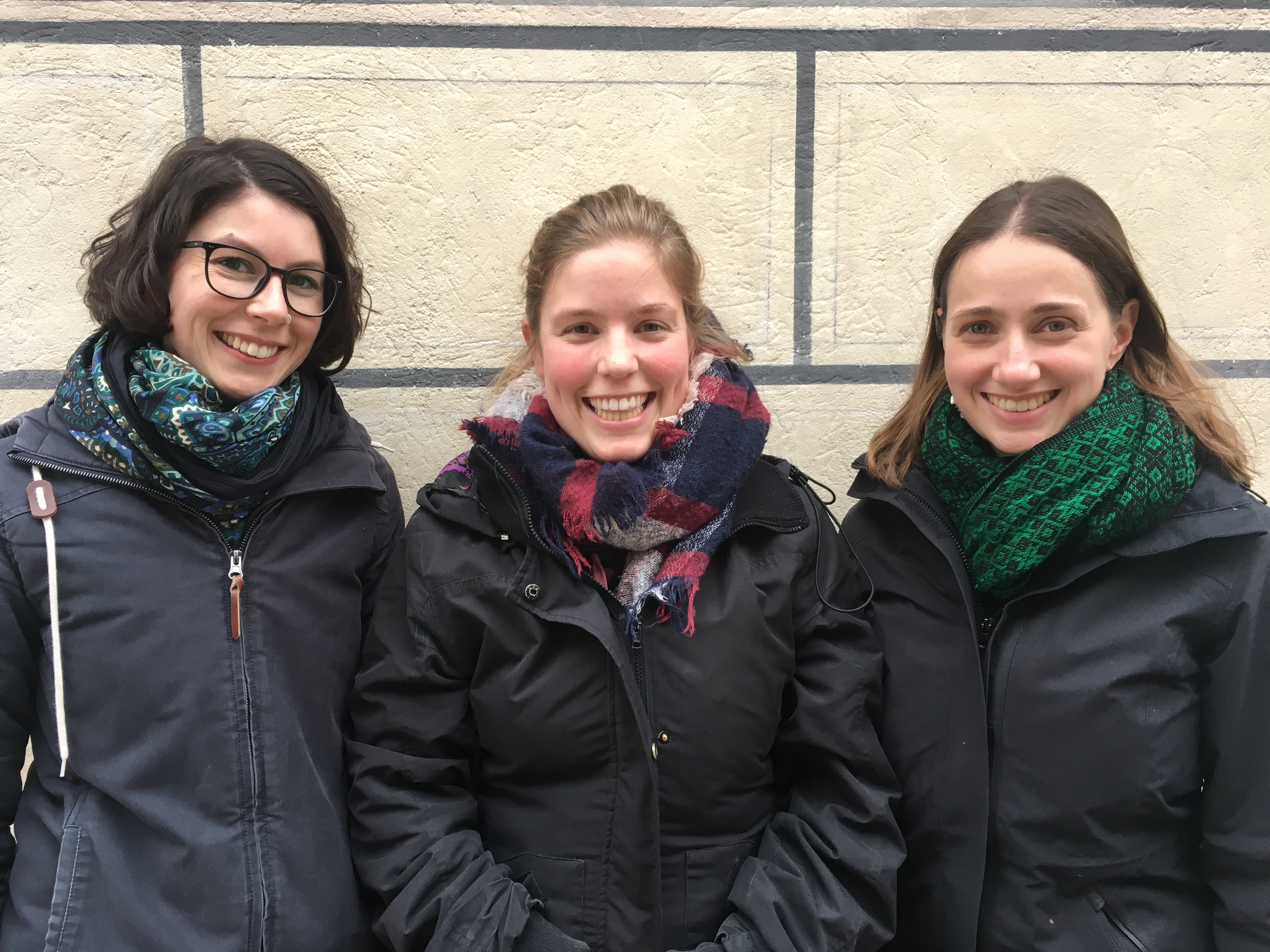 LG_Bayern_2018_Wagner_Brandt_Ernst Die Sprecherinnen der Landesgruppe Bayern: (von li.) Isabel Wagner, Julia Brandt und Helena Ernst