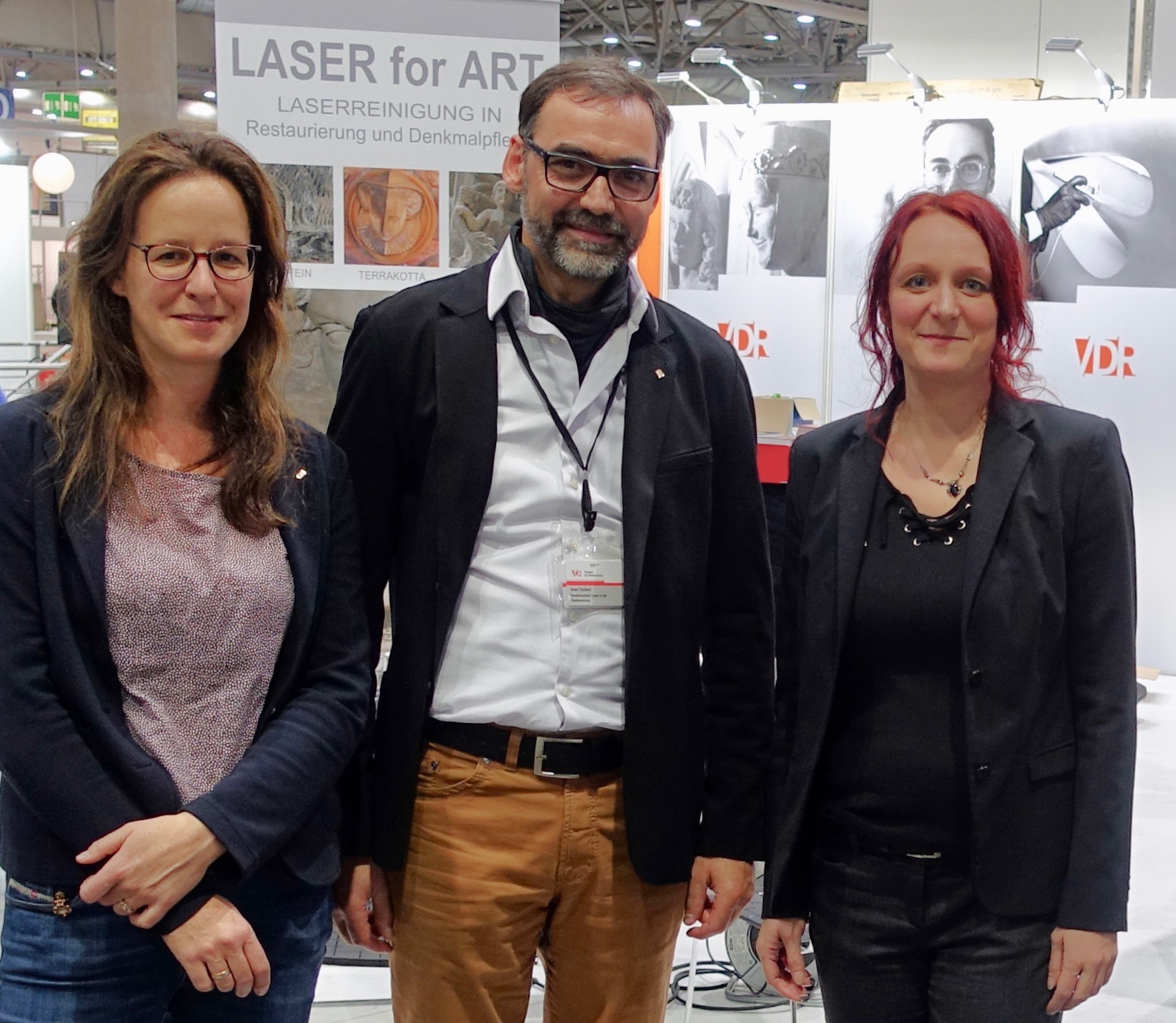 Gruppensprecher, v. l. n. r.:
Daniela Arnold (stellvertretende Fachgruppensprecherin), Sven Taubert (Fachgruppensprecher),
Susanne Schumann (stellvertretende Fachgruppensprecherin).
