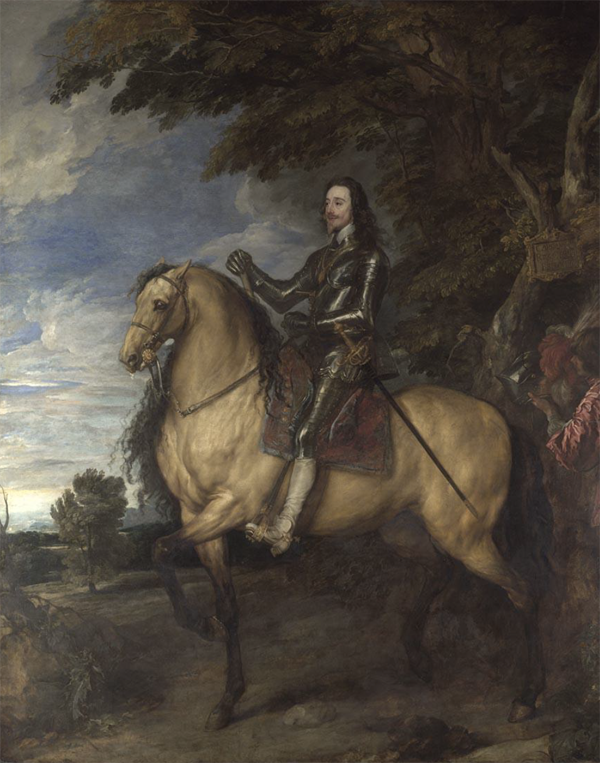 NG Van Dyck Equestrian portrait of Charles I - web Van Dyck Equestrian portrait of Charles I