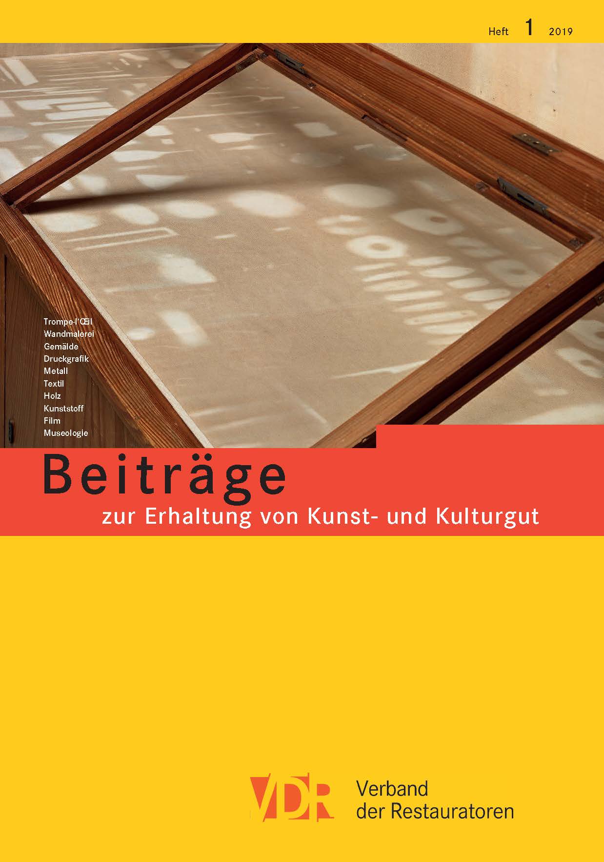 VDR Zeitschrift_Heft 01-19_Cover VDR Zeitschrift_Heft 01-19_Cover