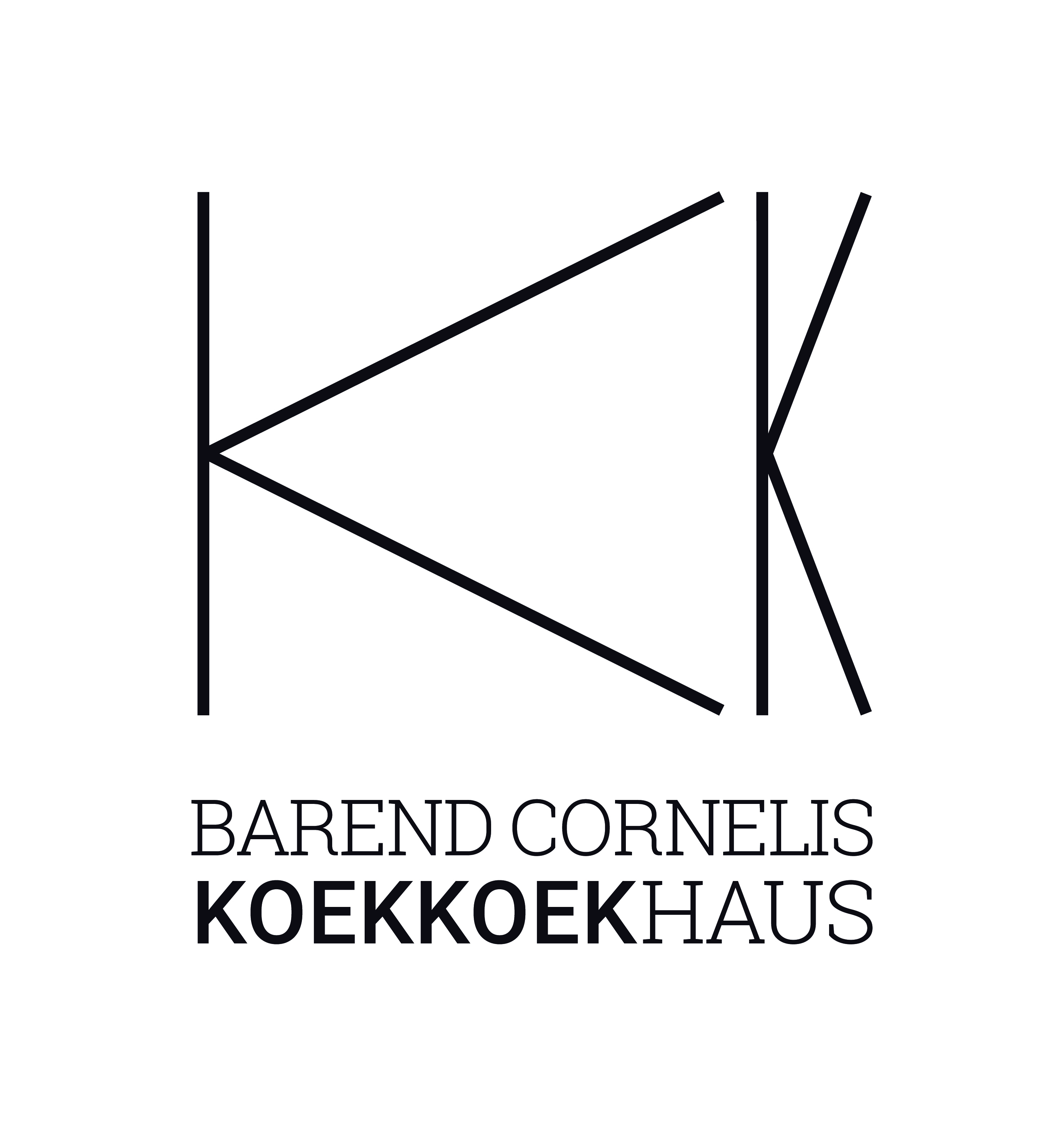 KOEKKOEK HAUS LOGO 250x267mm schwarz