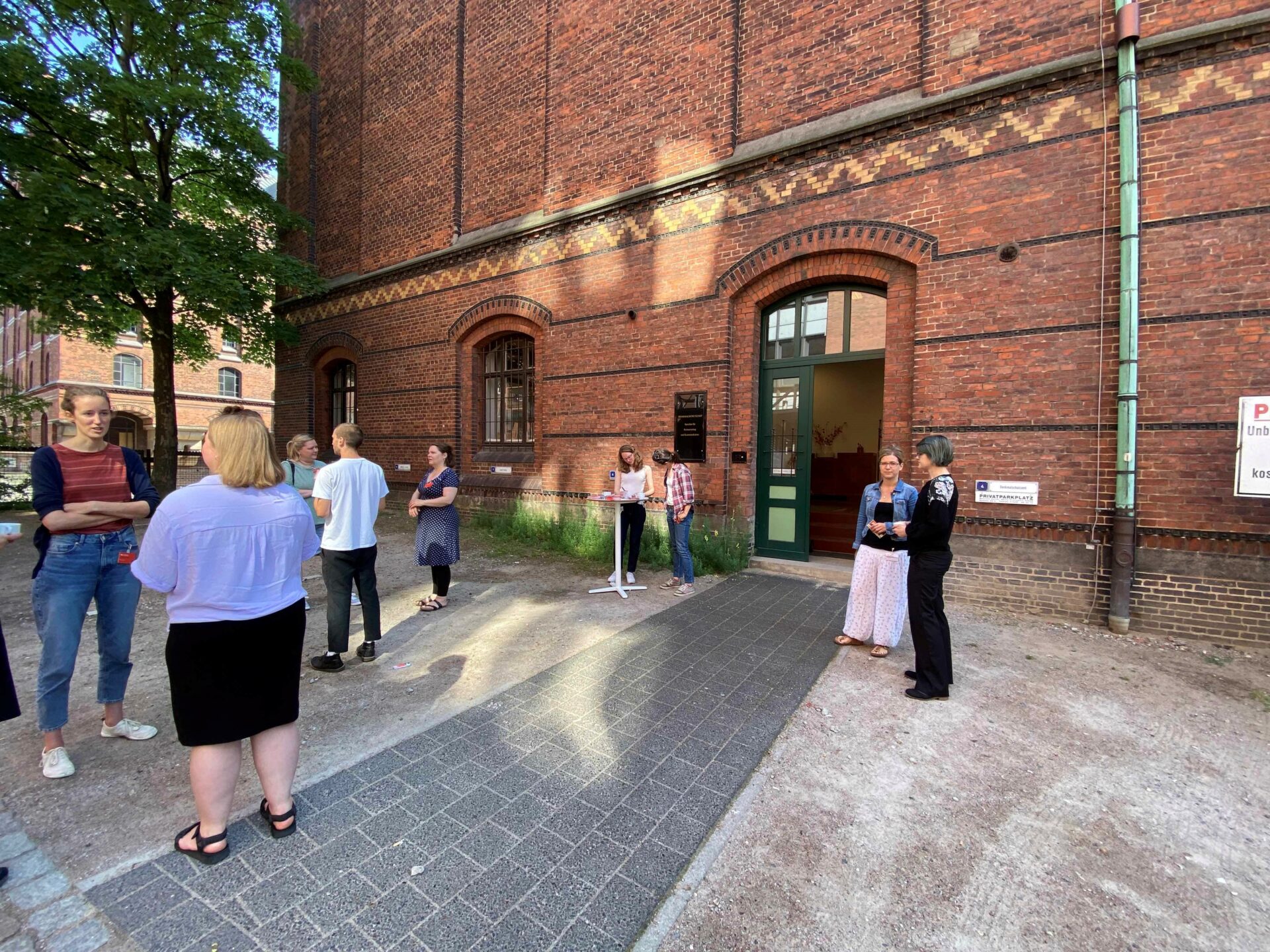 Anmeldung zum Honorareseminar (Foto: Verena Ebel)