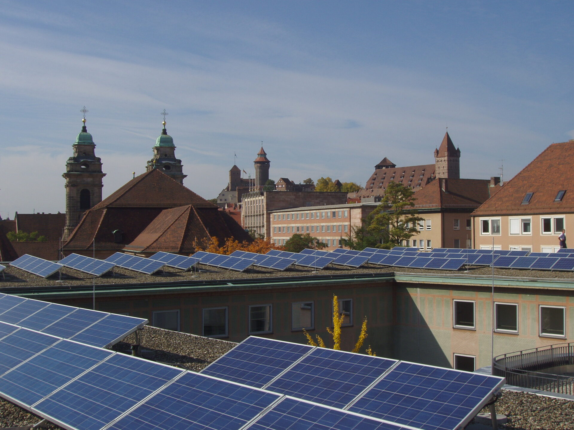 Photovoltaikanlage auf dem Willstätter Gymnasium Nürnberg, Foto: Wolfgang Brummer, Nürnberg