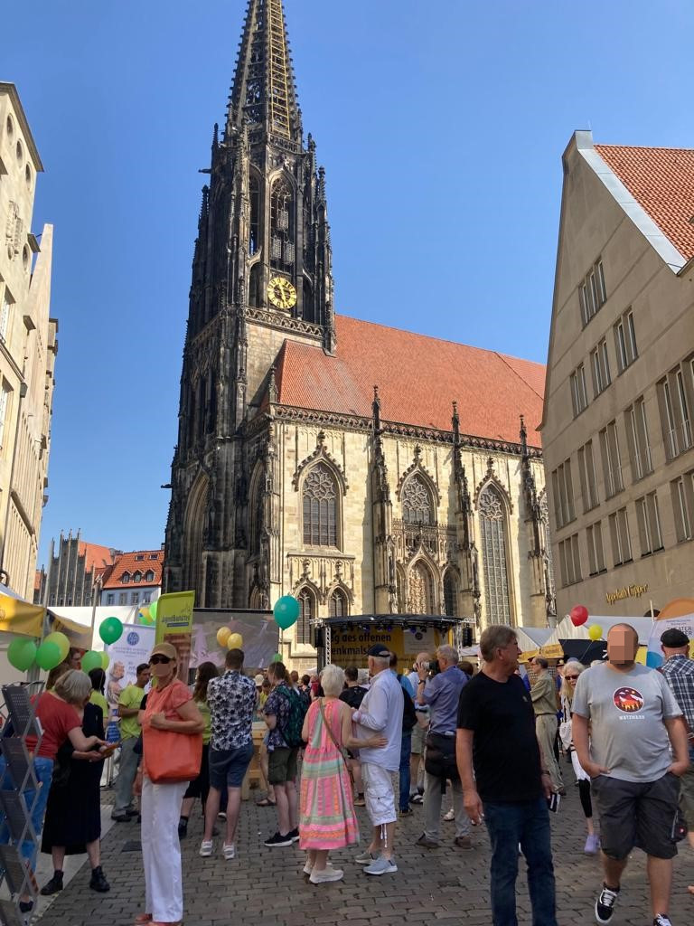 Blick auf den Prinzipalmarkt. Der Tag des offenen Denkmals in Münster war sehr gut besucht.
