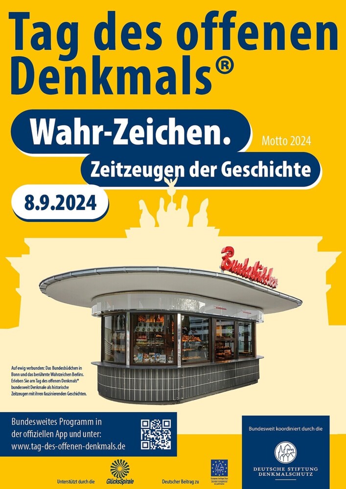 Plakat zum Tag des offenen Denkmals 2024. (c) DSD