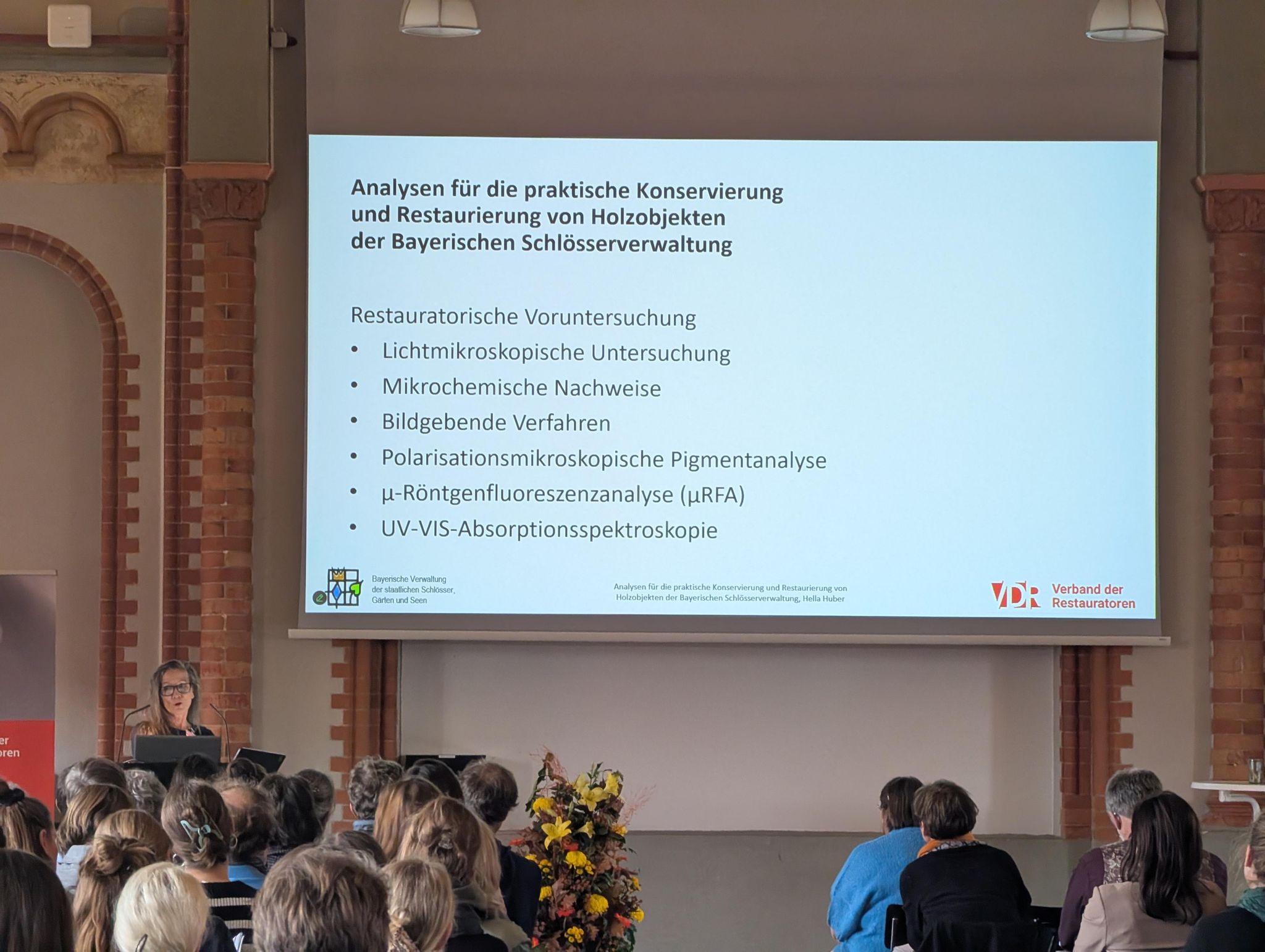 Vortrag Bay. Schlösserverwaltung. Foto: Zengin