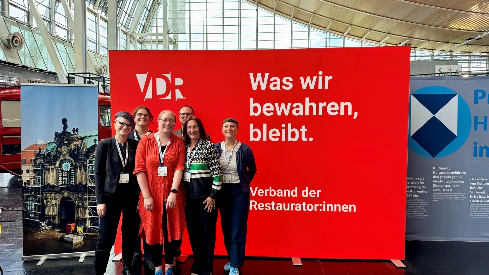 Die Standbetreuer:innen in der ersten Wochenhälfte