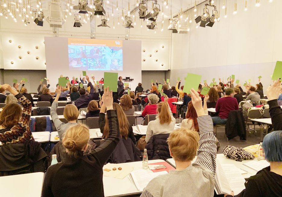 Die Wahlen bei der Mitgliederversammlung 2019. Foto: Patricia Brozio, VDR 